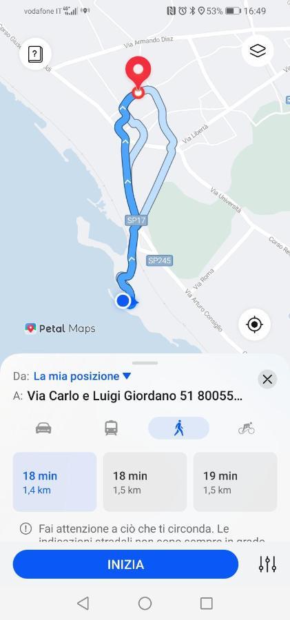 Casa Al Vino Lägenhet Portici Exteriör bild